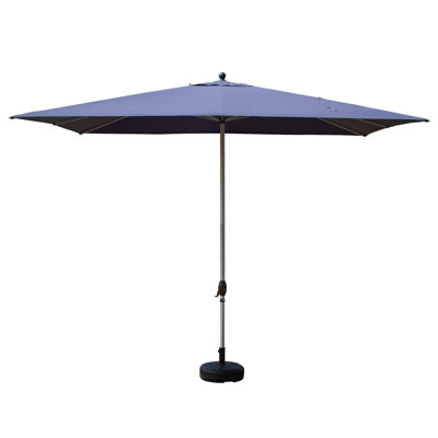 Rectangle Patio Umbrella With Crank Lift (Base Not Included)