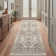 Medallion Non Slip Washable Rug(Brown)