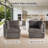 Nathasa 6-Piece Upholstered Corduroy Sectional-666163584