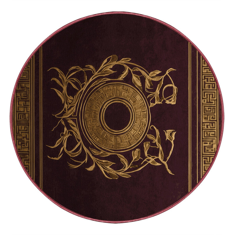 Artisan Crest Rug, Round 5'