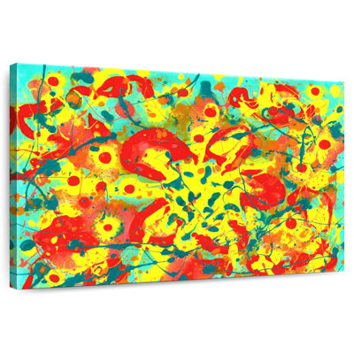 Avery, fantaisie florale abstraite