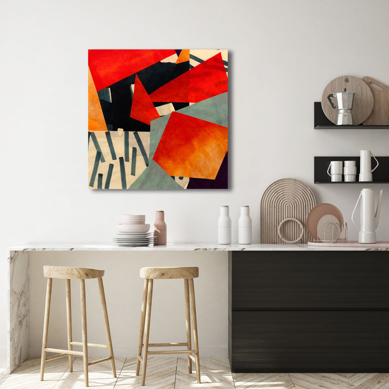 1BA6181 Memphis Blues I - Wrapped Canvas Print, 70cm H x 70cm W x 4cm D