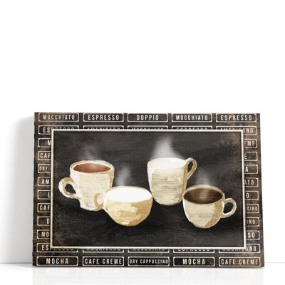 Row of Coffee - reproduction d'art sur toile
