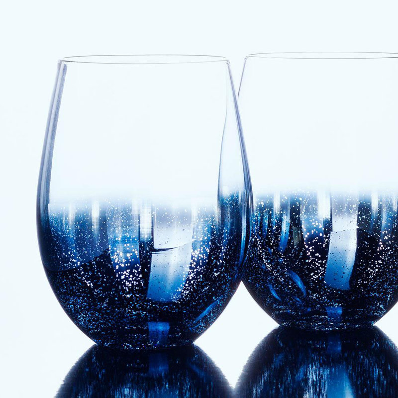 19 oz Verre à boire, Bleu