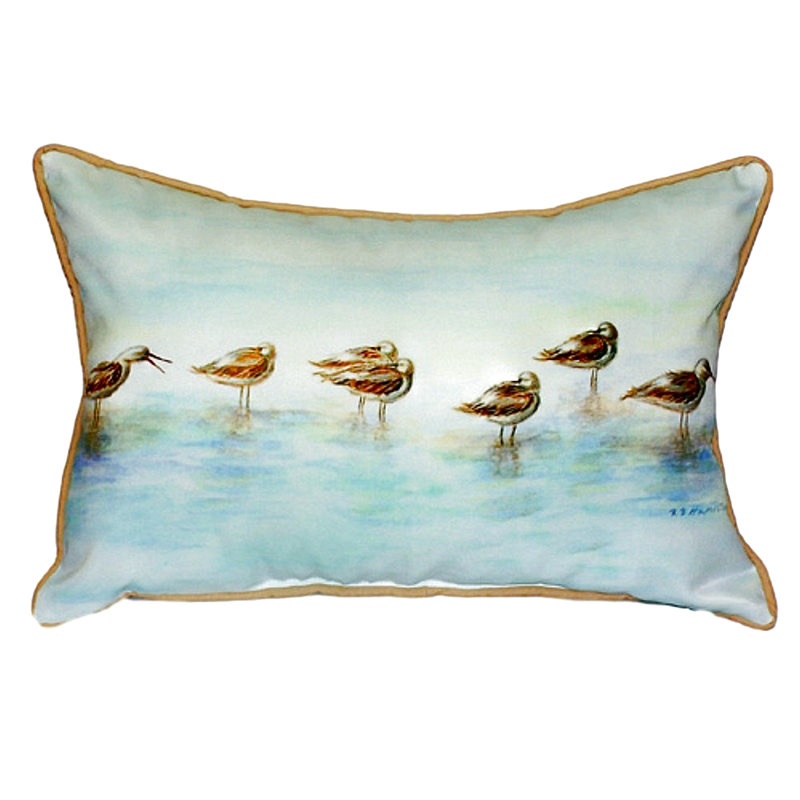 Avocets Avocets Rectangular Pillow Cover & Insert, Small