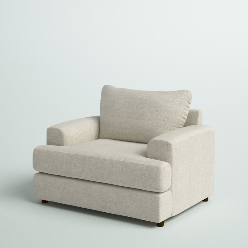 Aneysa Upholstered Accent Chair, Stone, Brown