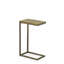 Modern Brown 10" Wide x 25.3" High Side Table with Space-Saving Sliding C-Shape Base-50878601-50878603
