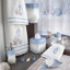 Abstract Coastal Bath Bathroom Storage Container