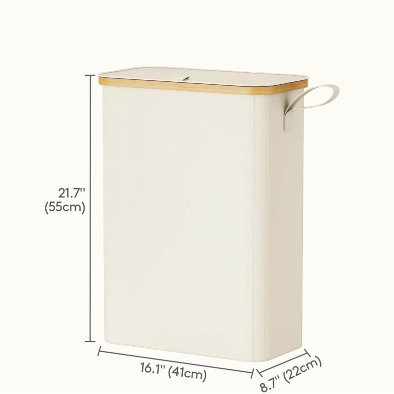 Laundry Hamper, White