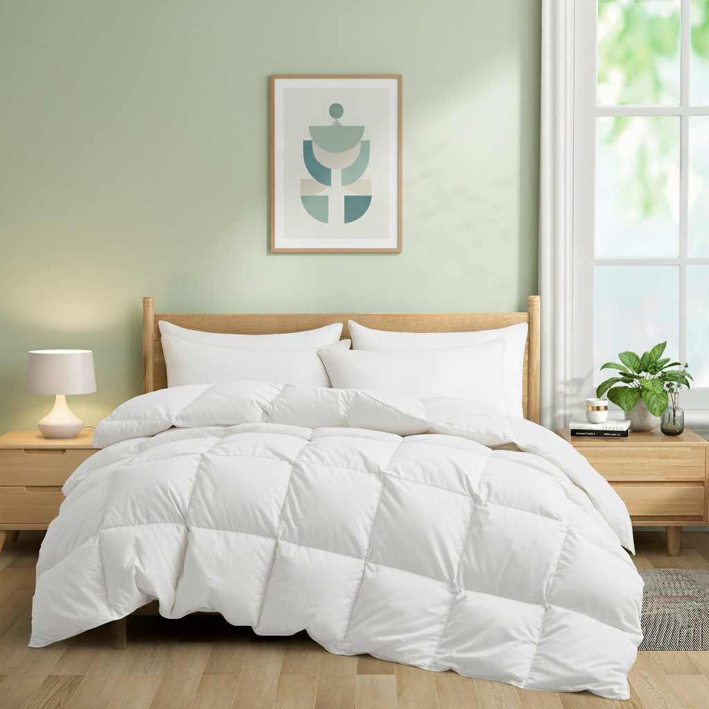 Alwyn Home Ultra Premium All Season Down Duvet & Reviews | Birch Lane