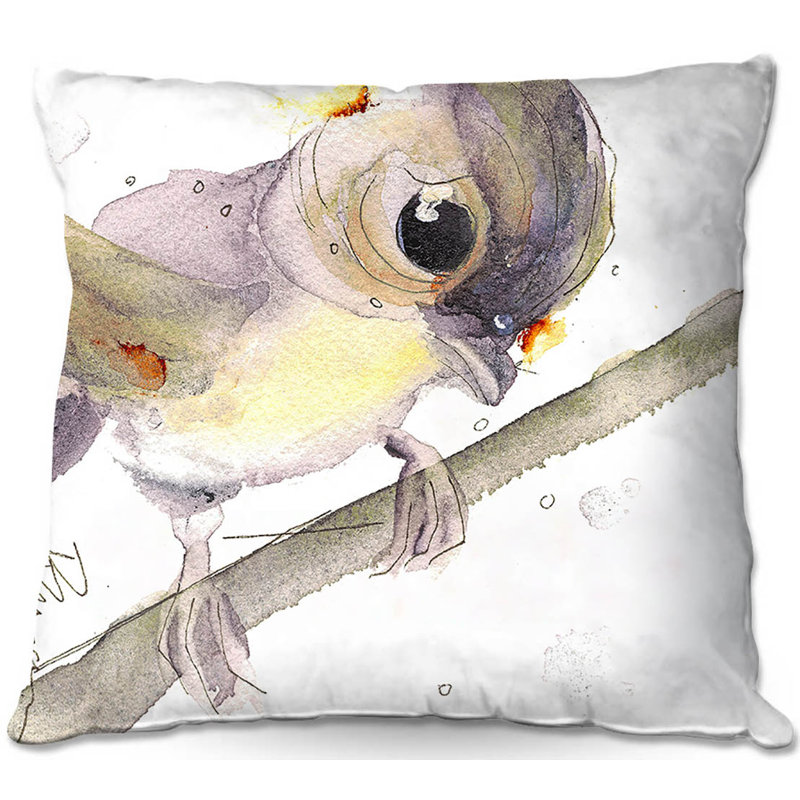 Coussin décoratif titmouse touffeté canapé, 20 po x 20 po