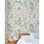 Rouleau de papier peint floral pastel