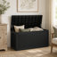 Boîte de rangement extérieure 120 gallons, boîte de rangement en résine imperméable et verrouillable avec siège-131176326