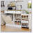 Kitchen Trash Can Storage Cabinet with 2 Drawers & 1 Tilt Out Trash Cabinet & 1 door with storage rack & 2 Shelves