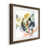 Papier, cadre noyer