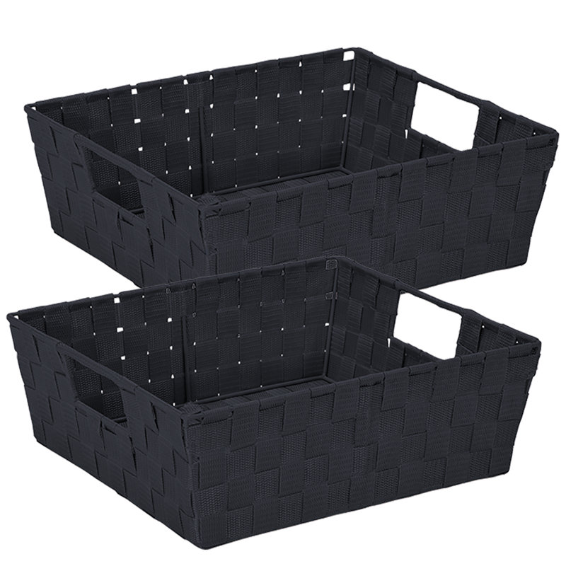 Simplify Fabric Box, Black