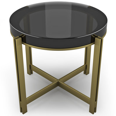 Table basse à pieds croisés