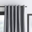 Catherine Lansfield Living Pinsonic Chevron Thermal Eyelet Curtains Two Panels Silver-66655182