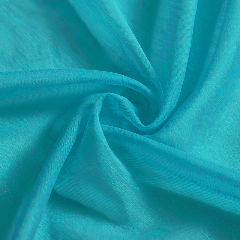 Alohna Sheer Curtain Pair, Turquoise