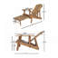 Chaise Adirondack d'extérieur en bois-1543414641