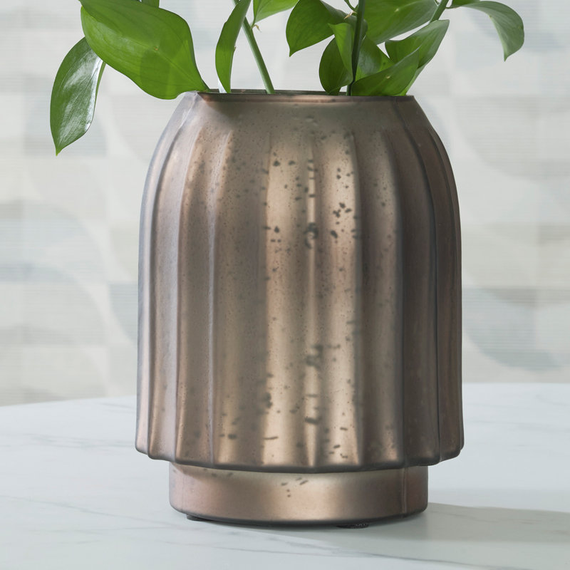Hoey Vase, 7.5" H x 5.75" W x 5.75" D