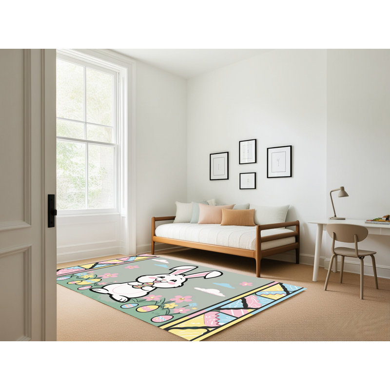Tapis de vacances de Pâques The Holiday Aisle®, Rectangulaire 8 pi x 10 pi