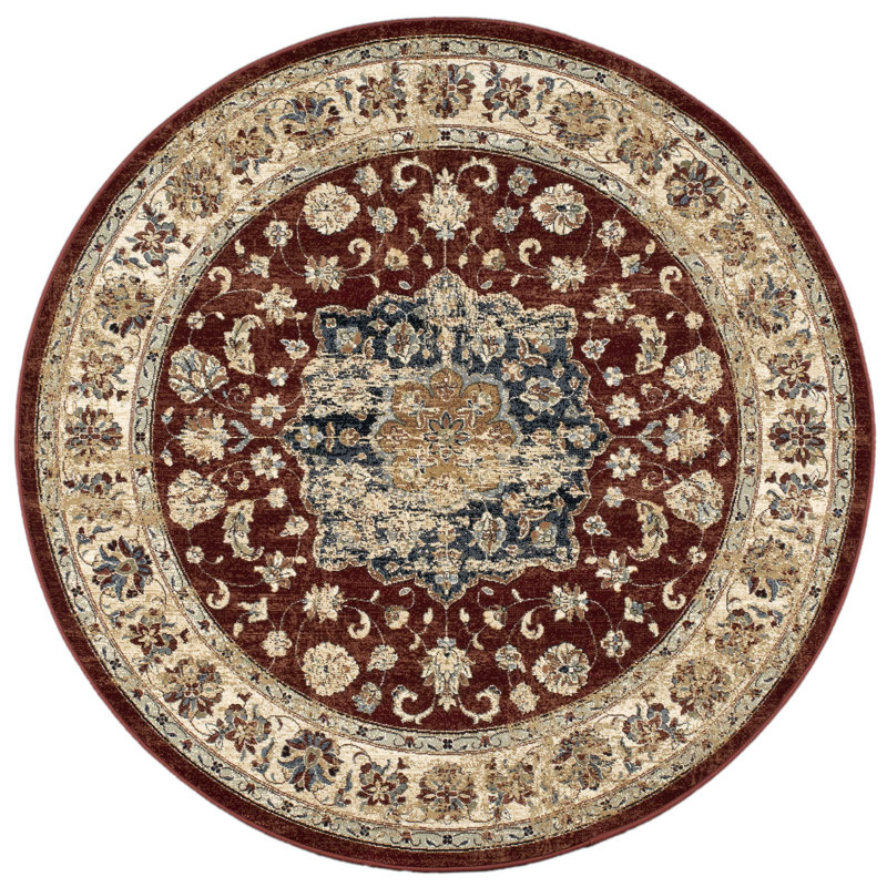 Raine Oriental Area Rug, Round 160cm 