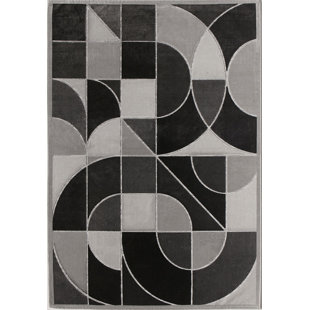 Gabrielle Abstract Flat Weave Area Rug