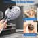 High Pressure 10-Mode Detachable Shower Head With Handheld, Showerhead With ON/OFF Pause Switch, 15 Stage Water Softener Filters,(Star Silver)