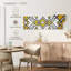 Diamant abstrait géométrique sur toile-300055340