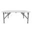 Table pliante carrée de 34 po Techni Home, table pliable réglable en hauteur avec poignée facile à transporter