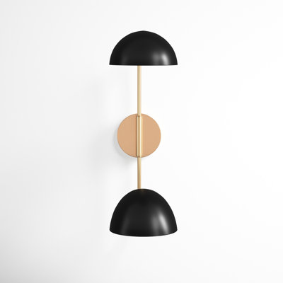 Judson 2 Light Steel Dimmable Swing Arm Sconce