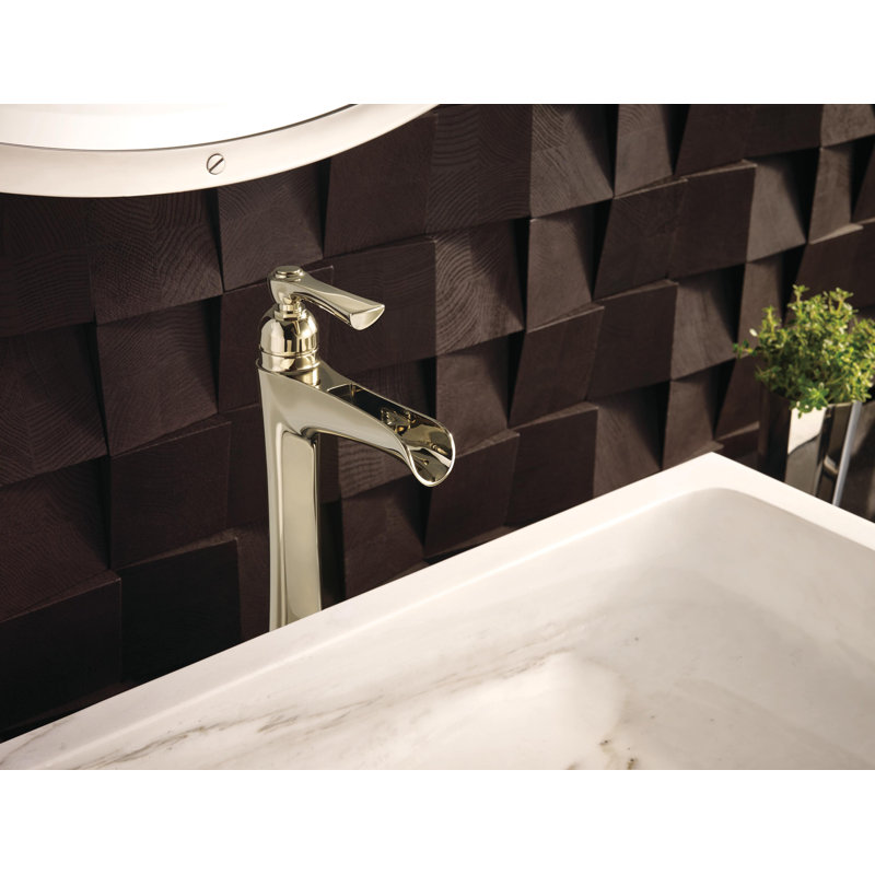 Rook® Single Handle Vessel Lavatory Faucet, 1.5 GPM, Polished Nickel