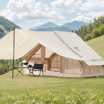 Inflatable Tent for Camping 3-5 Person Glamping Tent with Pump Canopy