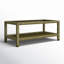 Pine Isle Glass Coffee Table-1825228109