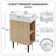 Ensemble de meuble-lavabo simple 21,6 po Nelligan-479115142