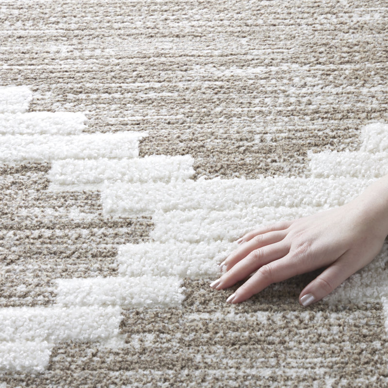 Tapis crème Alessandra Southwestern, Rectangle 5 pi 2 po x 7 pi 2 po