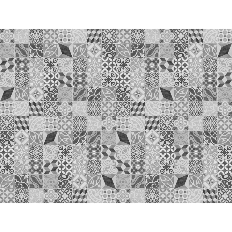 Migina Geometric Kitchen Mat, Rectangular 200 x 266cm