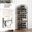 Iron Wine Bottle Rack in Brown
