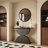 Wood Console Table With Led Light