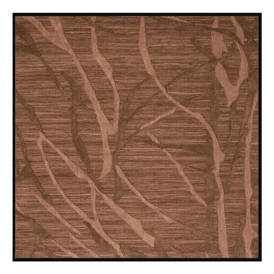Machine Washable Abstract Brown Area Rug