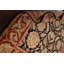 Tapis floral noir / brun / rouge en laine noué à la main Floral-71205305