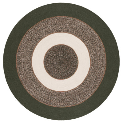 Bergsteinn 760 Area Rug In Green / Beige