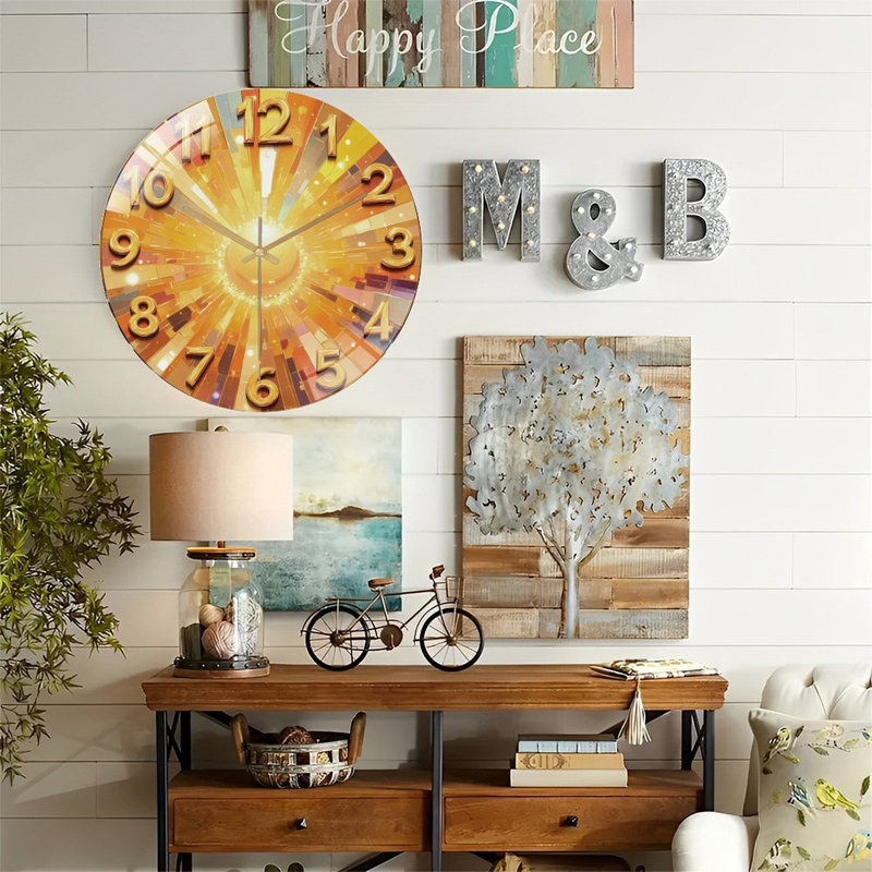 Horloge murale 12 po