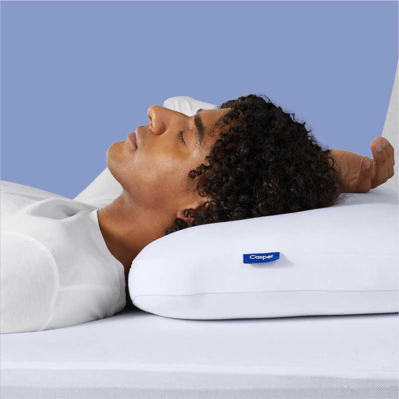 Standard White Foam Sleep Pillow
