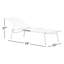 Dean Outdoor Teak Chaise Lounge