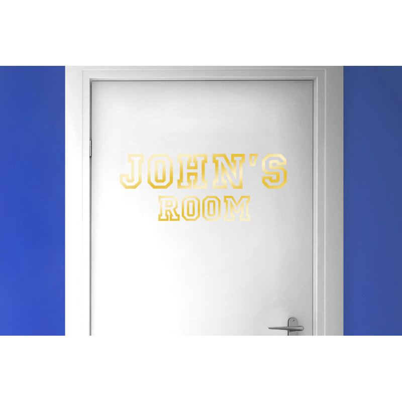 Wall Decal, Shiny Gold