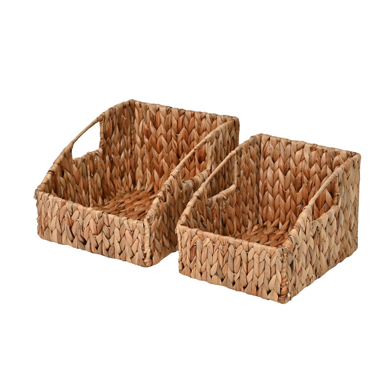 Happimess Wicker Decorative Basket, Natural
