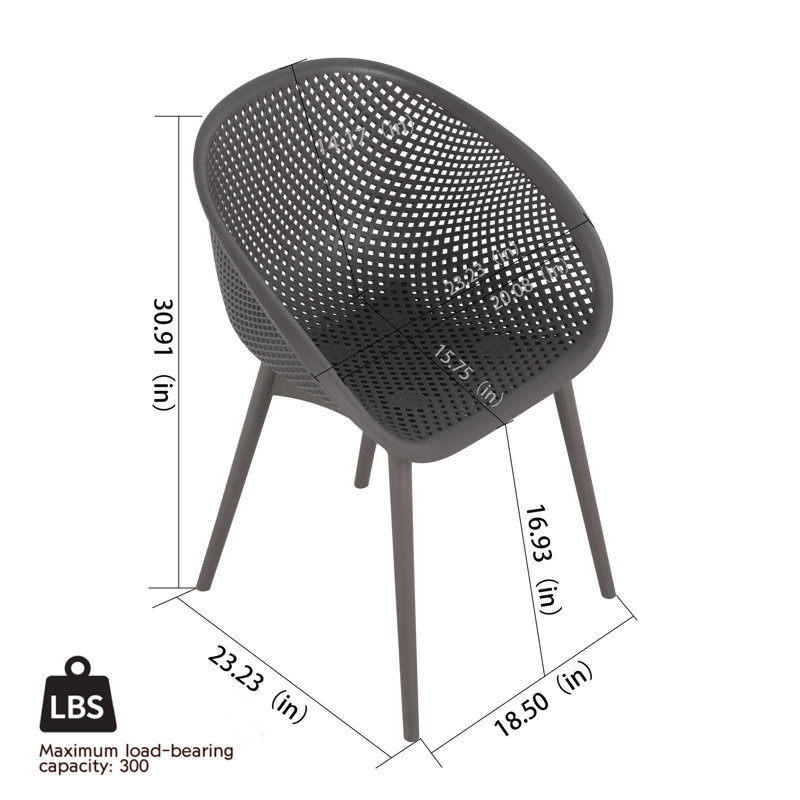 Été - Ensemble de 2 chaises longues modernes gris chaud - Plastique PP intérieur / extérieur toutes saisons avec table pliante moderne pliante d'intérieur / extérieur moderne - plateau de table en PP avec pieds en métal (blanc, kaki)