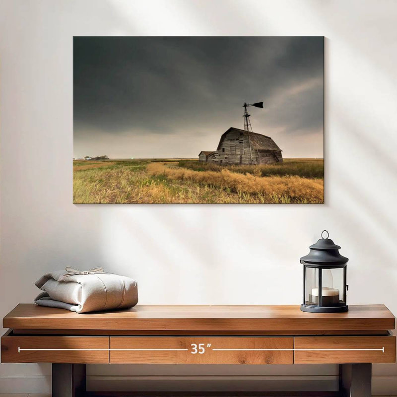 Alvord Saskatchewan Vintage Barn, 16" H x 24" W